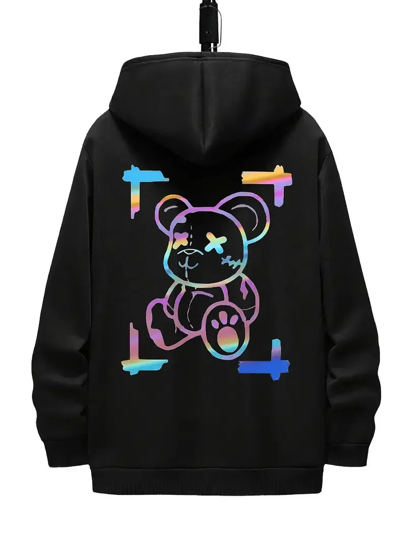 New high quality Men's printed hoodie