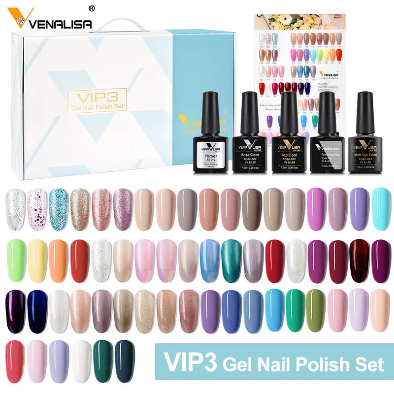 VIP5 Kit Nail Gel Polish