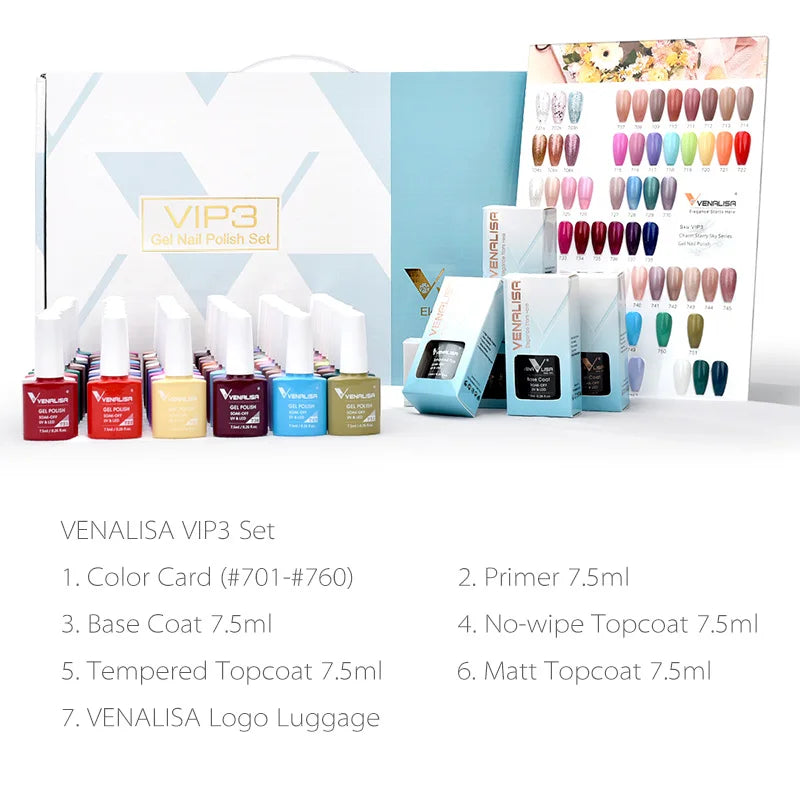 VIP5 Kit Nail Gel Polish