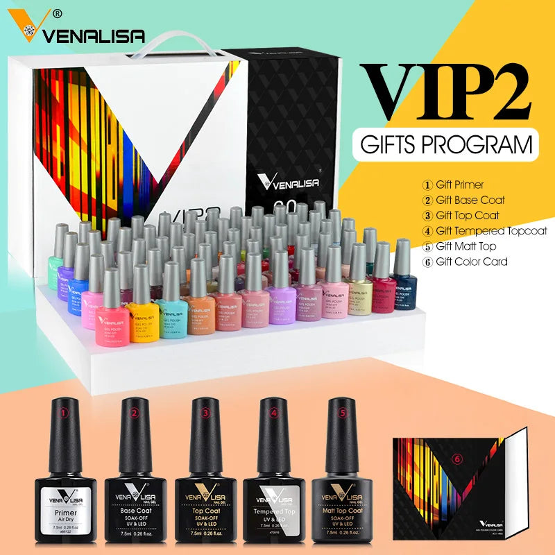 VIP5 Kit Nail Gel Polish