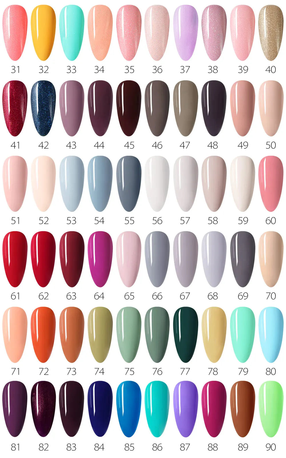 VIP5 Kit Nail Gel Polish