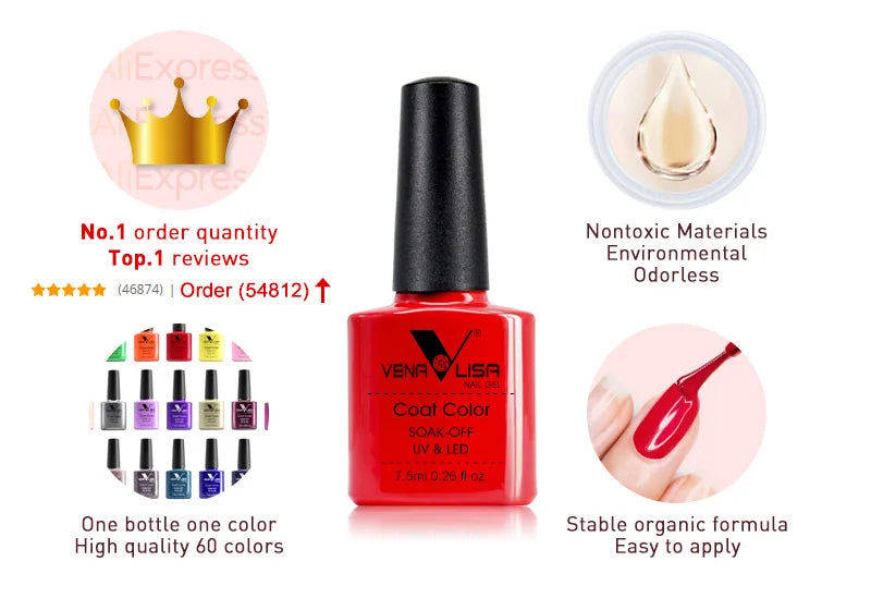VIP5 Kit Nail Gel Polish
