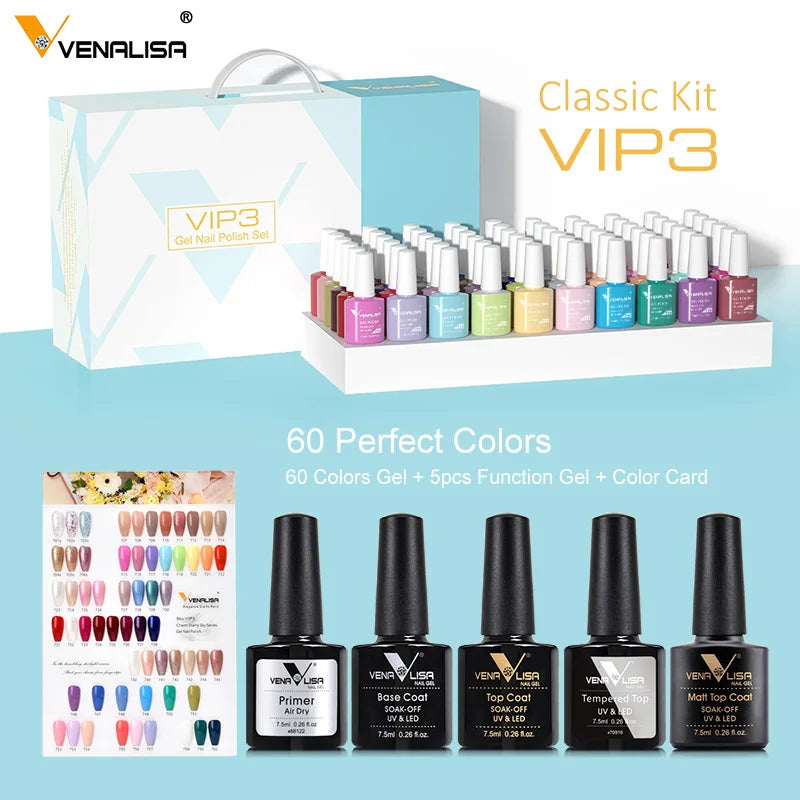 VIP5 Kit Nail Gel Polish