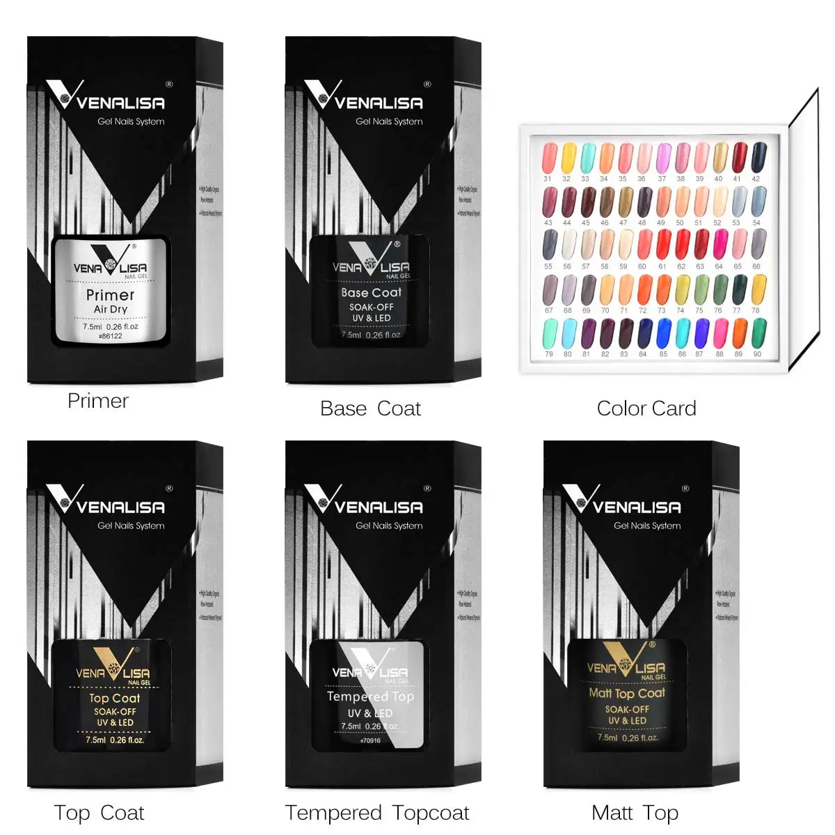 VIP5 Kit Nail Gel Polish