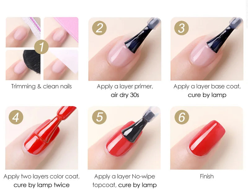 VIP5 Kit Nail Gel Polish