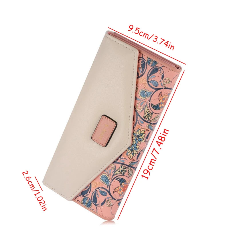 Floral Print Wallet