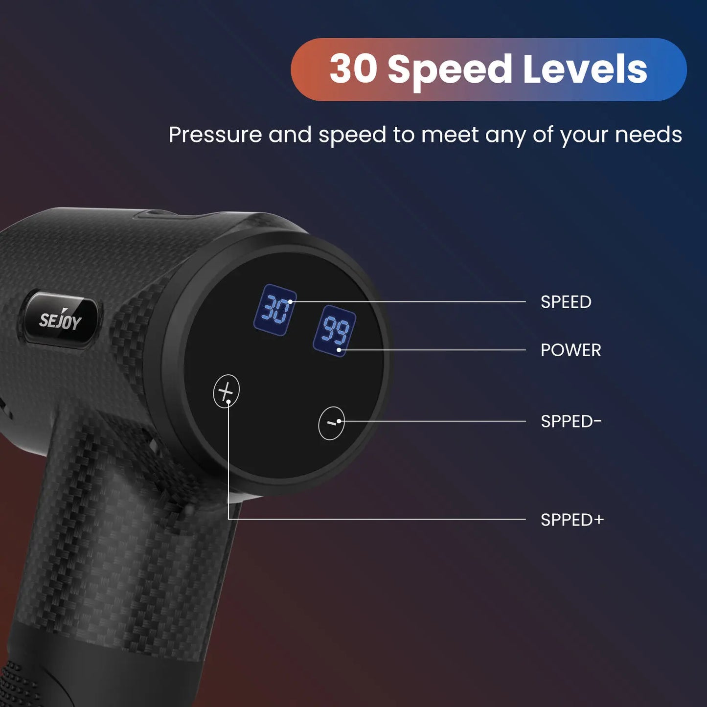10 Speed Massage Gun