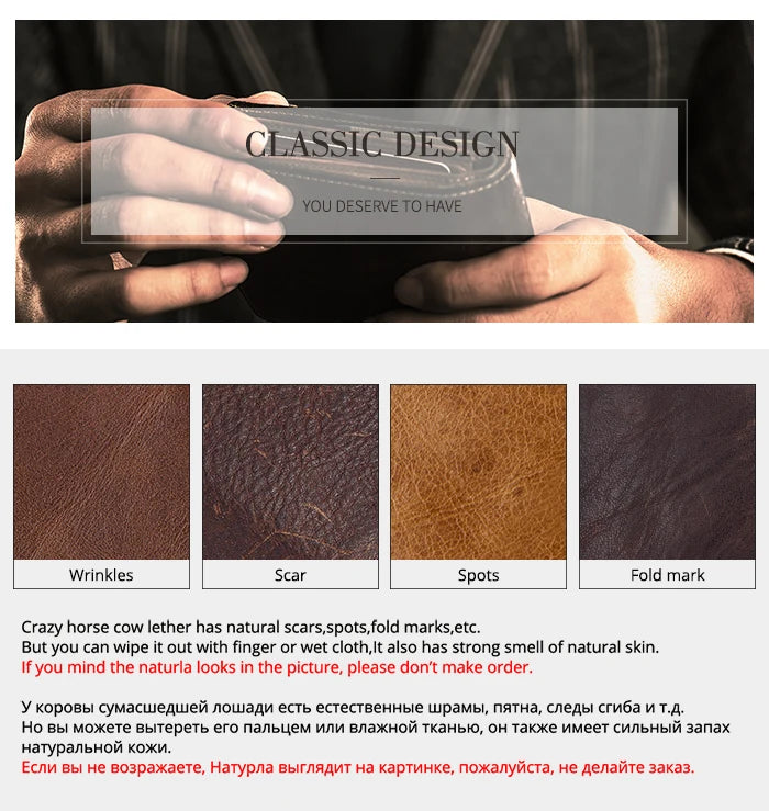 Genuine Leather Wallet for Men