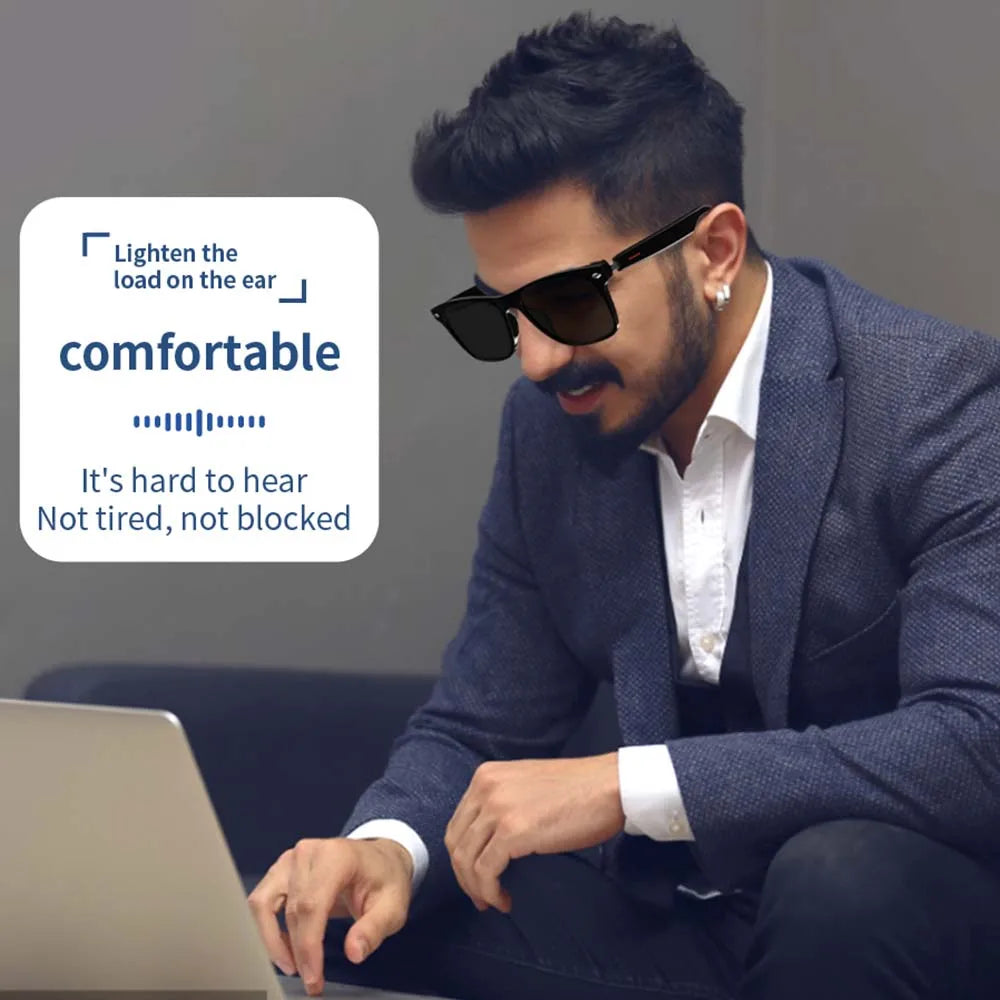 Smart Waterproof Hands-Free Calling Glasses