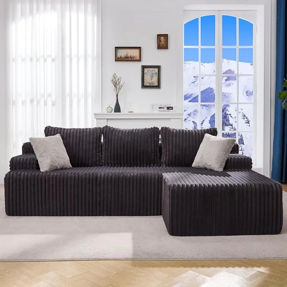 Modular L-Shaped 3-Seat Sectional