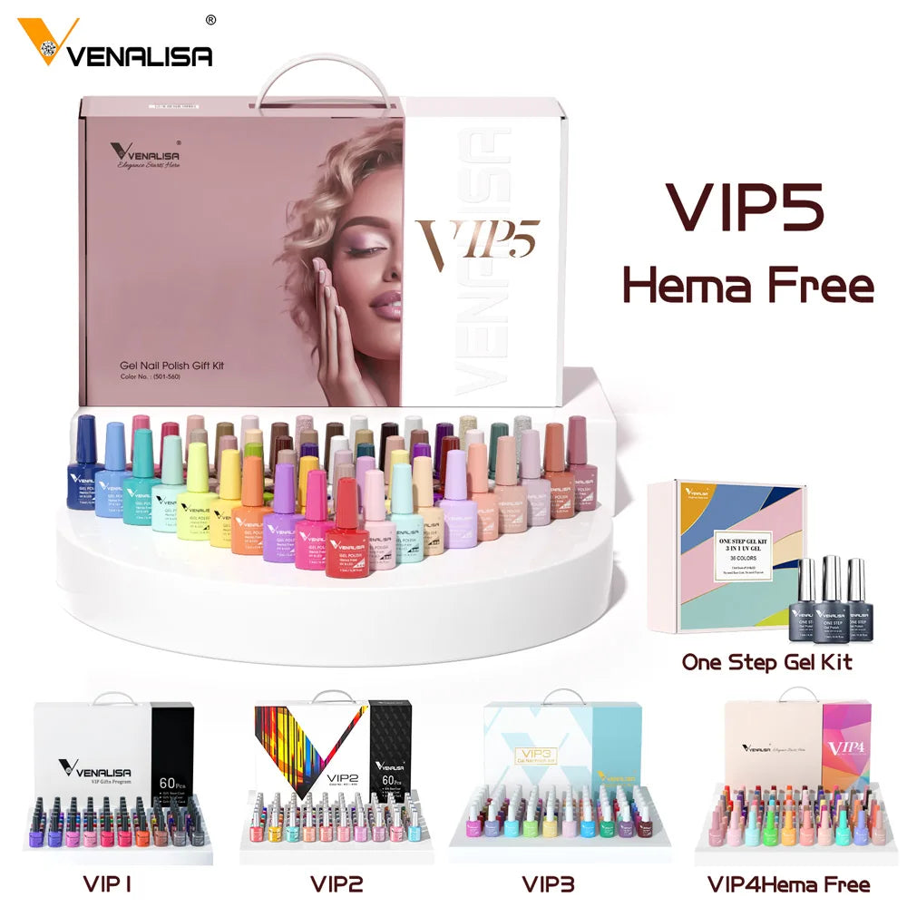VIP5 Kit Nail Gel Polish