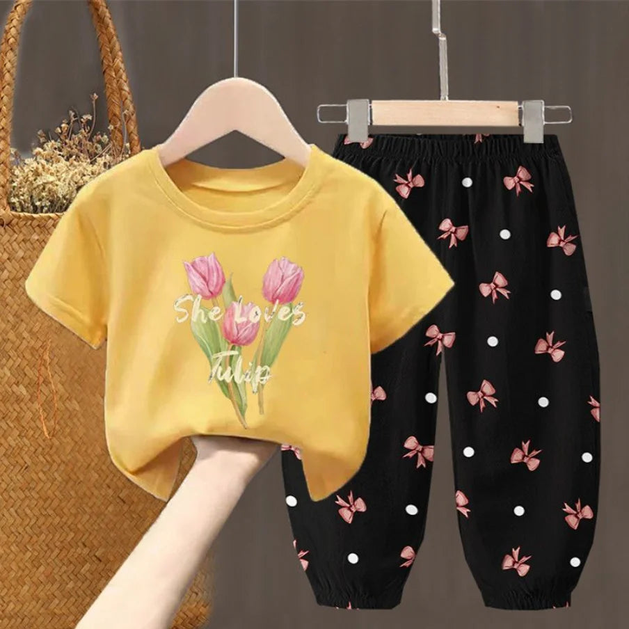 2PCS Baby Girl Clothes