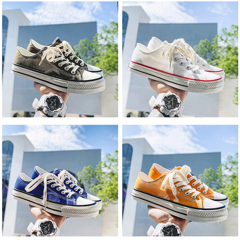 Classic 1970's Canvas Shoes for Men and Women