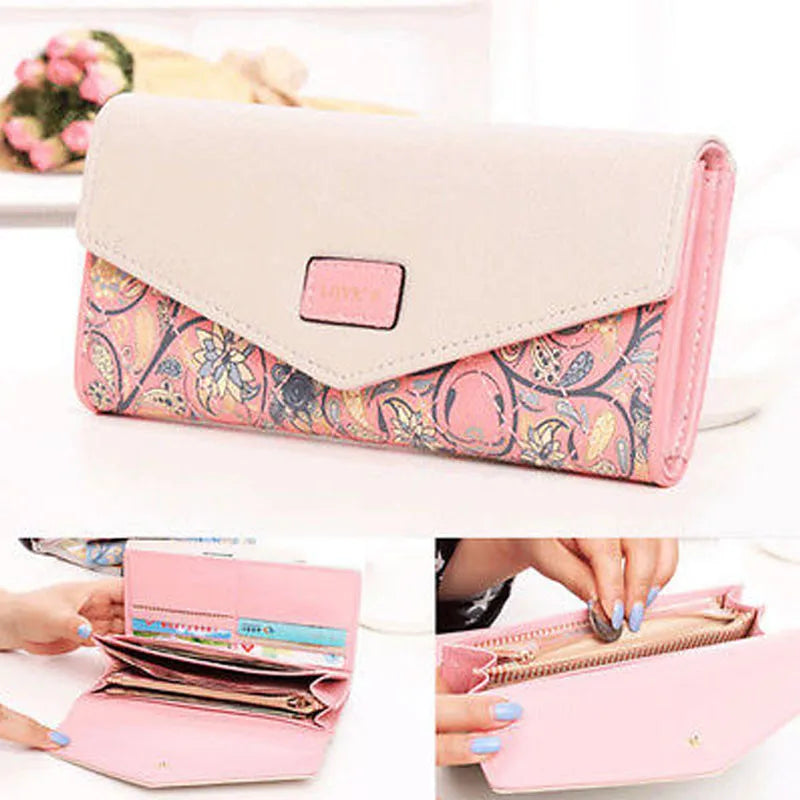 Floral Print Wallet
