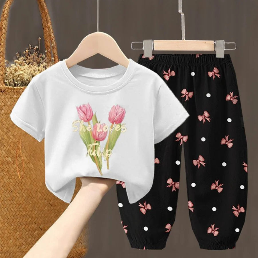 2PCS Baby Girl Clothes
