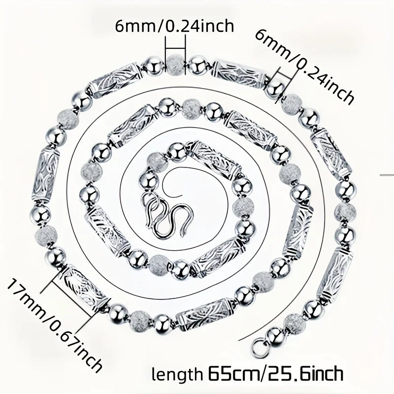 925 Sterling Silver Chain Necklace For Men