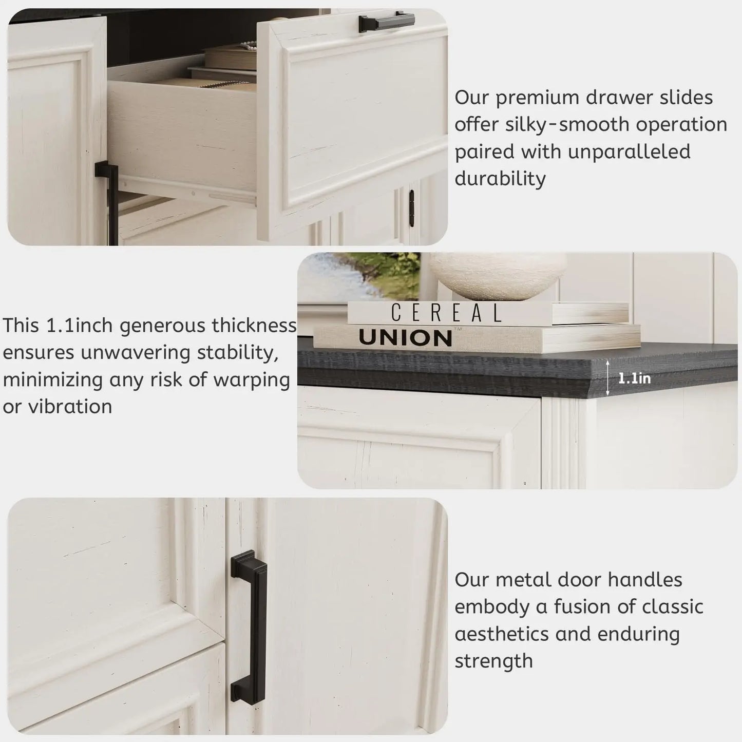 5 Dresser TV Stand Modern Organizer for Living Room or Bedroom