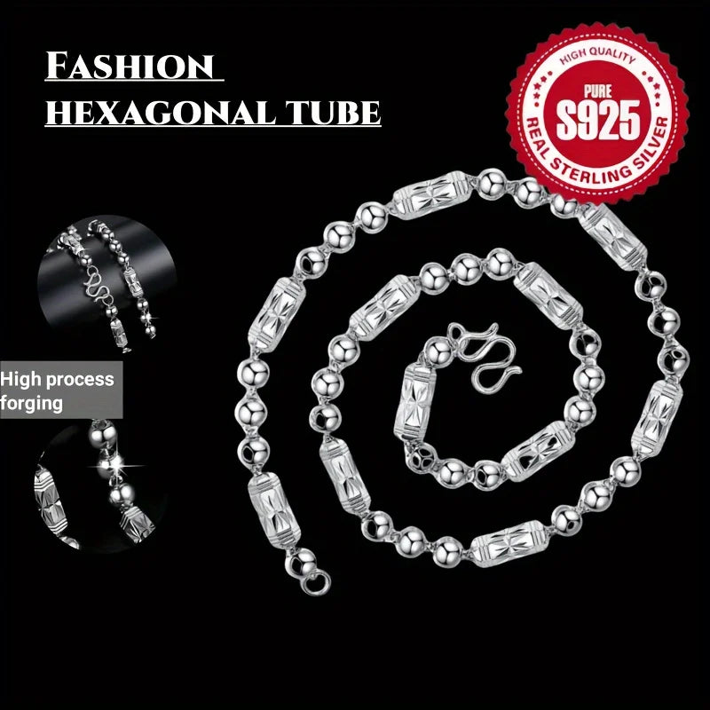 925 Sterling Silver Chain Necklace For Men