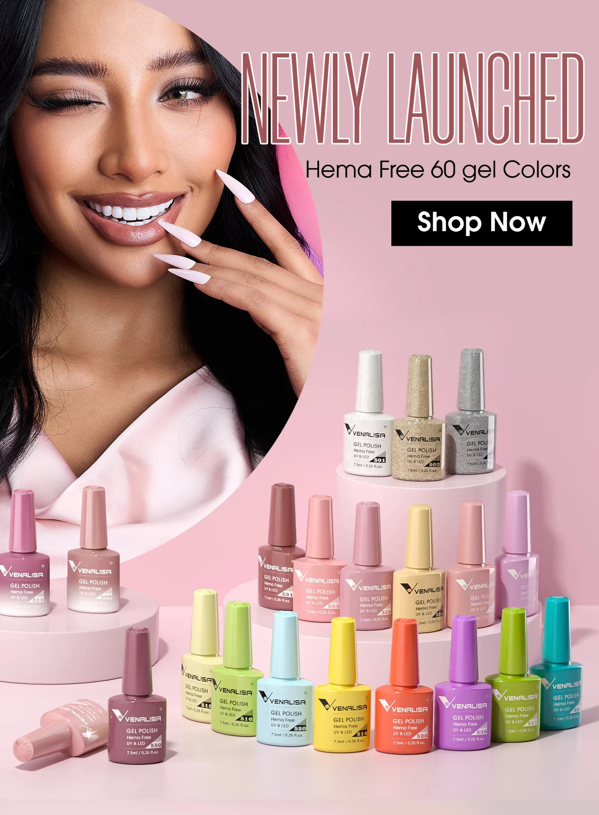 VIP5 Kit Nail Gel Polish