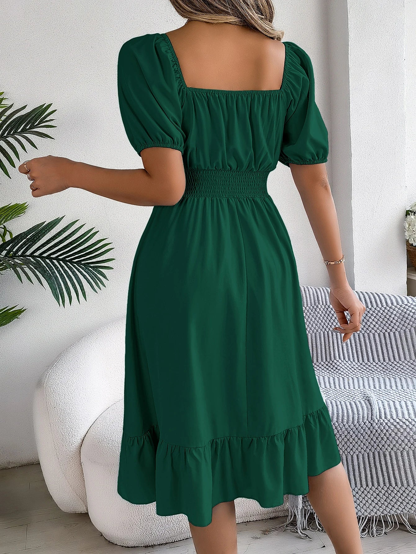 Elegant High Waisted Dress