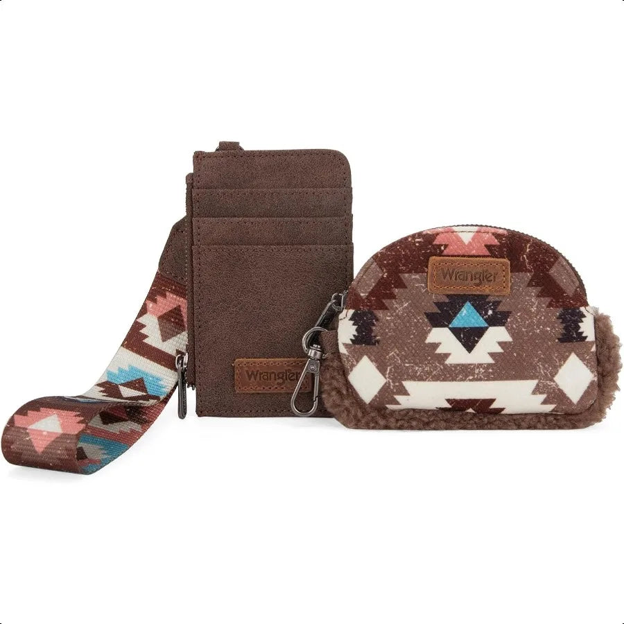 Western Keychain Wristlet Wallets for Women