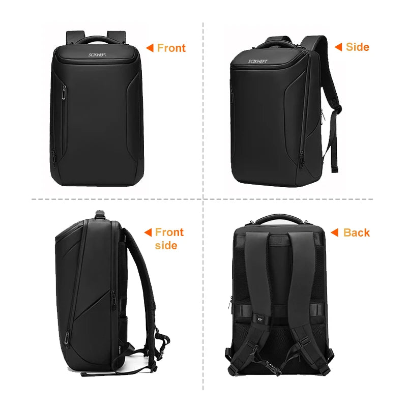 Anti-theft waterproof 15.6  x 17.3 inch laptop travel backpack