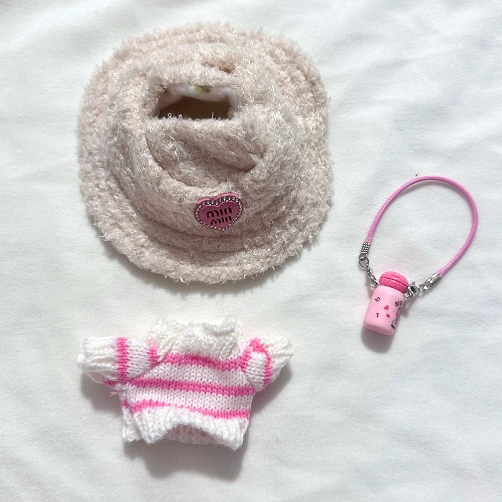 Labubu Idol Dolls Cute Mini Plush Doll's Clothes