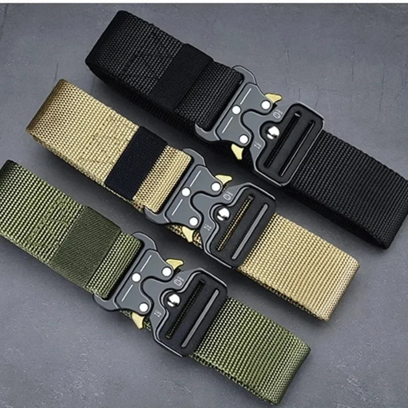Men's Belt Army Outdoor Hunting Tactical Multi Function Belt
