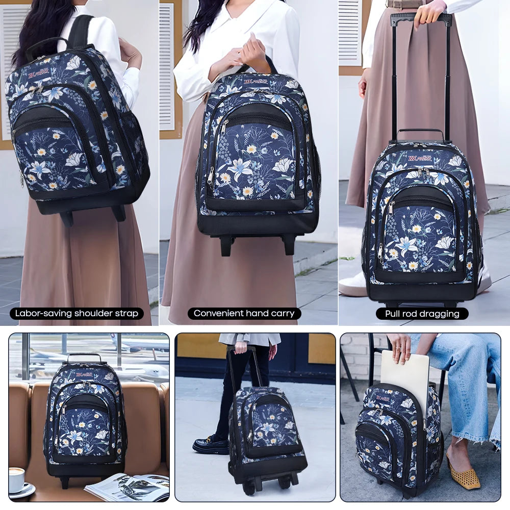 20 Inch Rolling Backpacks with Wheels