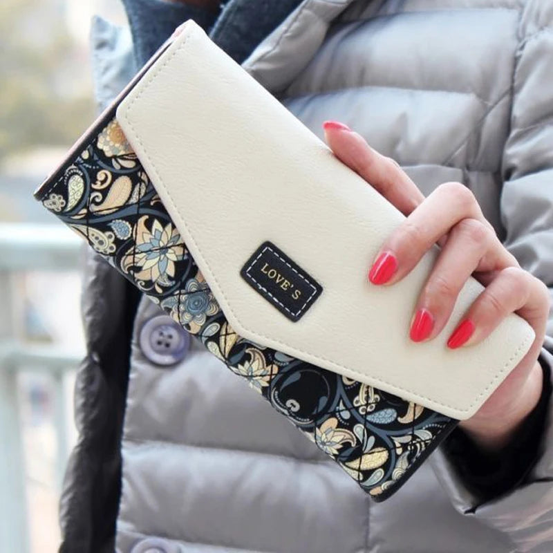 Floral Print Wallet