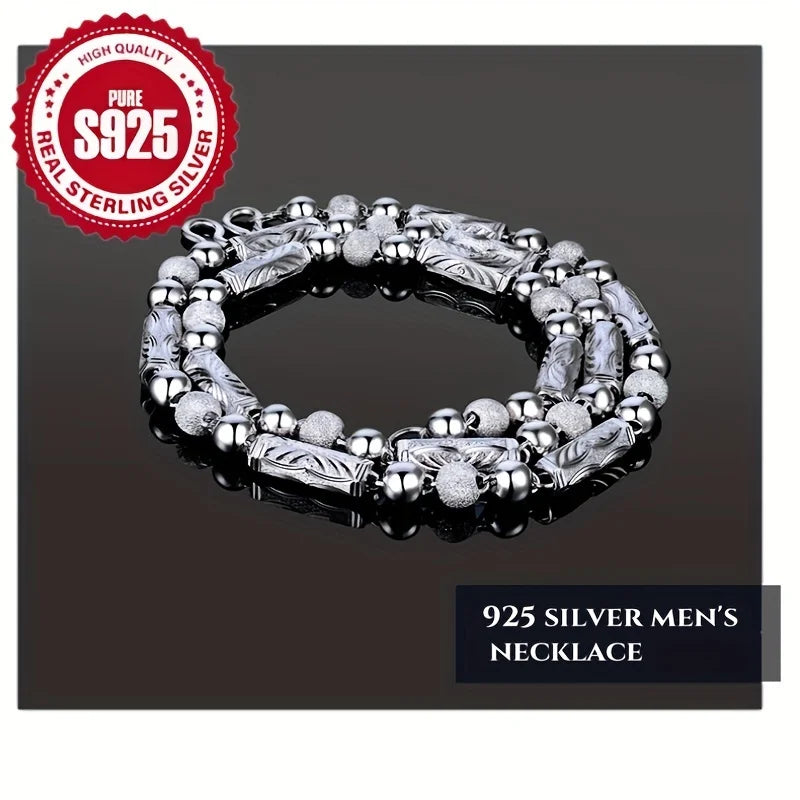 925 Sterling Silver Chain Necklace For Men