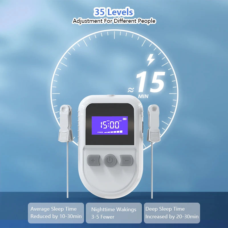 KTS Sleep Aid Device 35 Levels with Patches Insomnia Electrotherapy Device