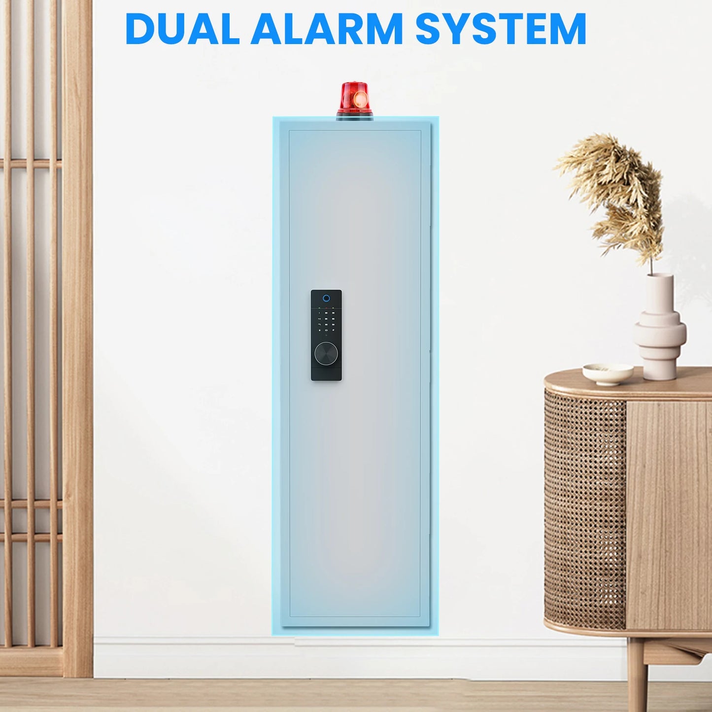 53" Fingerprint Touch Panel In-Wall Safe