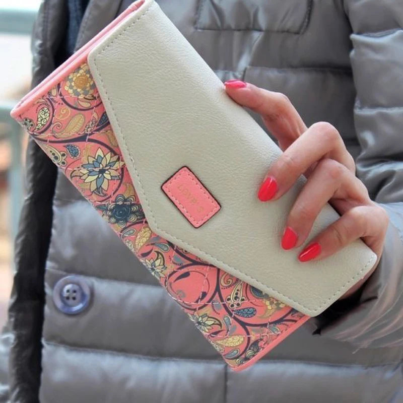 Floral Print Wallet