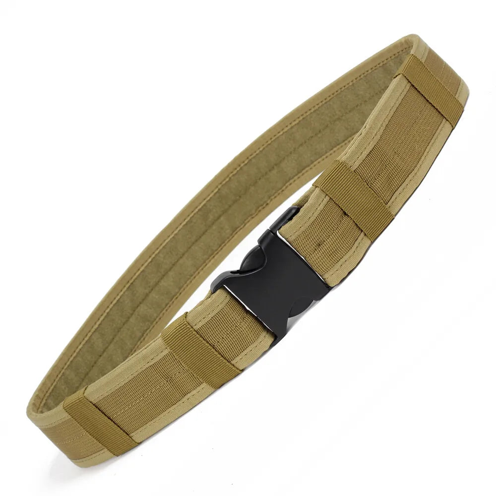 Tactical Belt Military Style Quick Release Buckle Belt