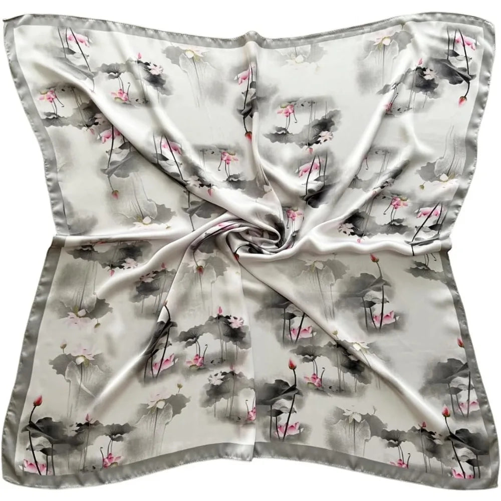 Silk Like Head Scarf for Women