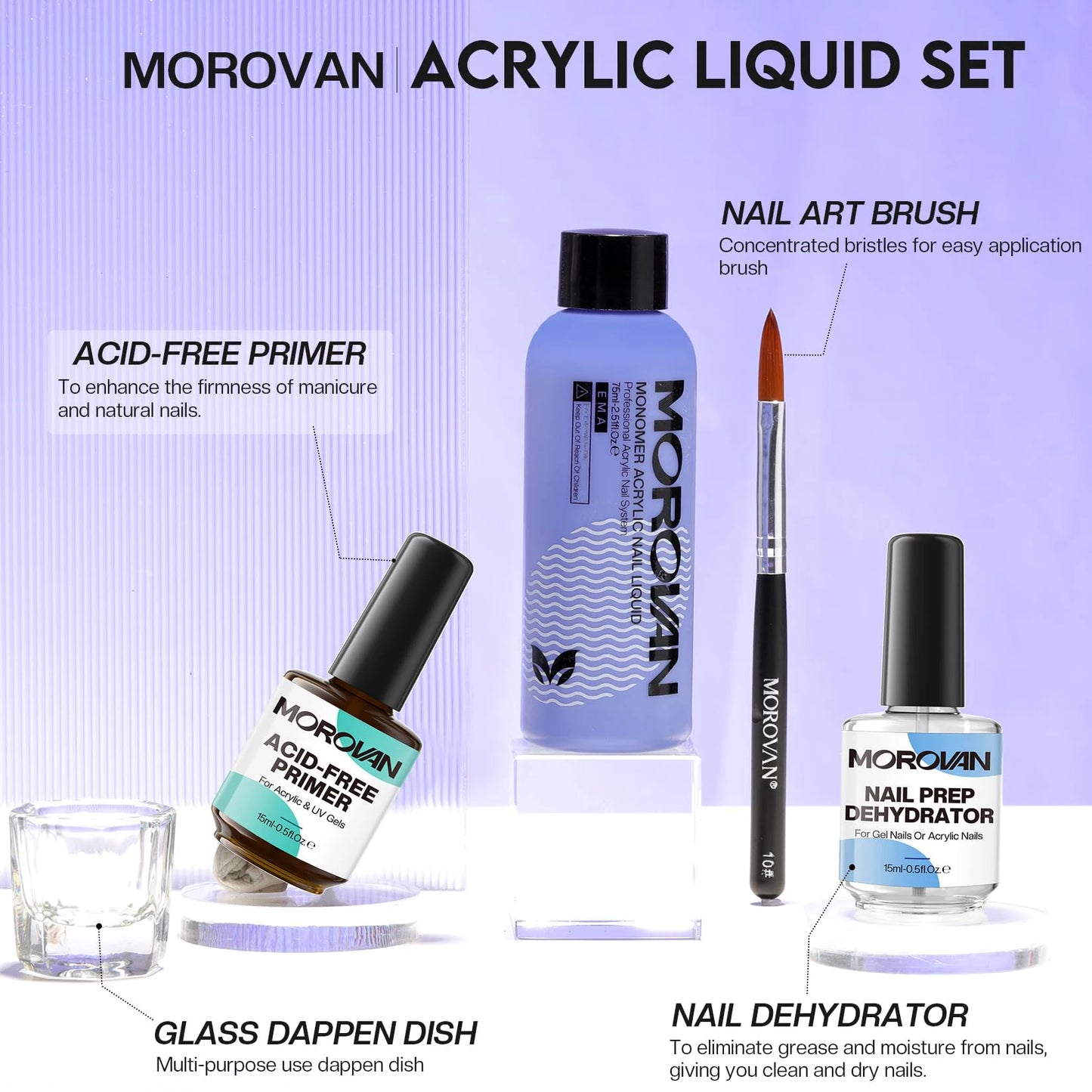 Acrylic Nail Liquid Kit