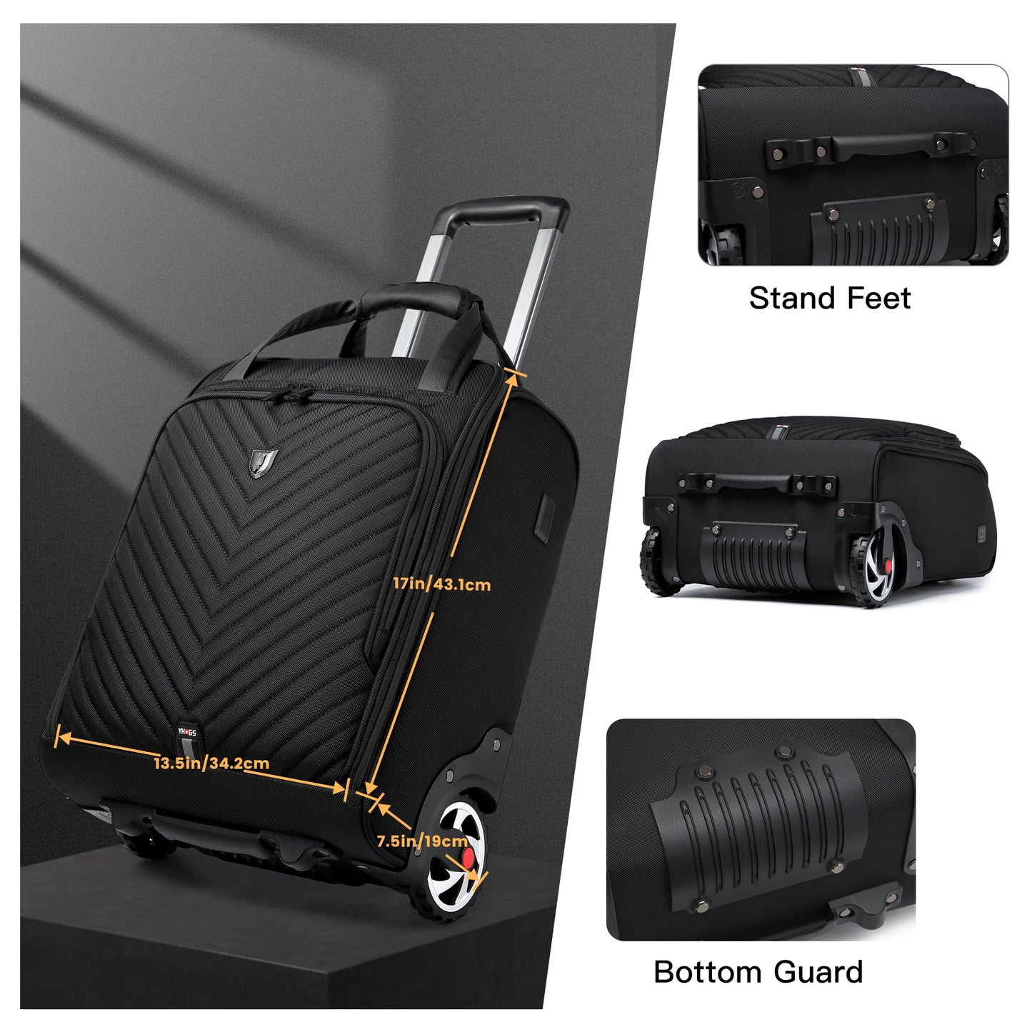 Airlines Luggage Travel Bag with Wheels