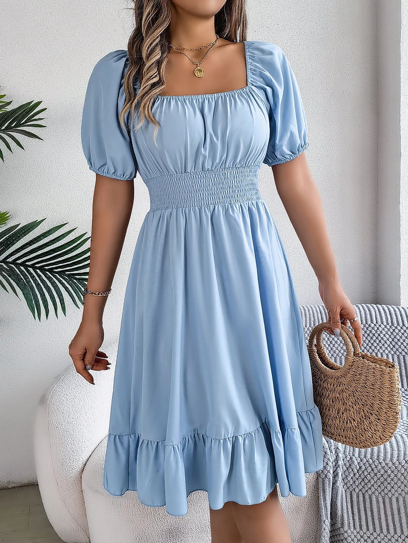 Elegant High Waisted Dress