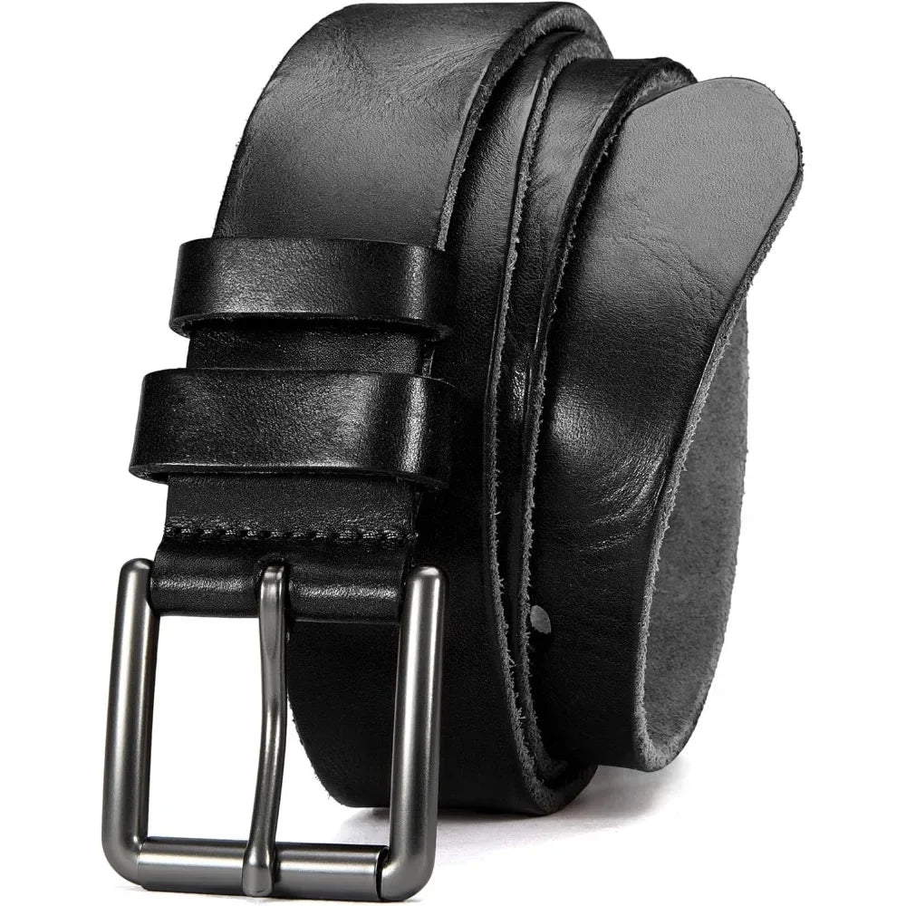 Men's Belts Casual with Genuine Leather