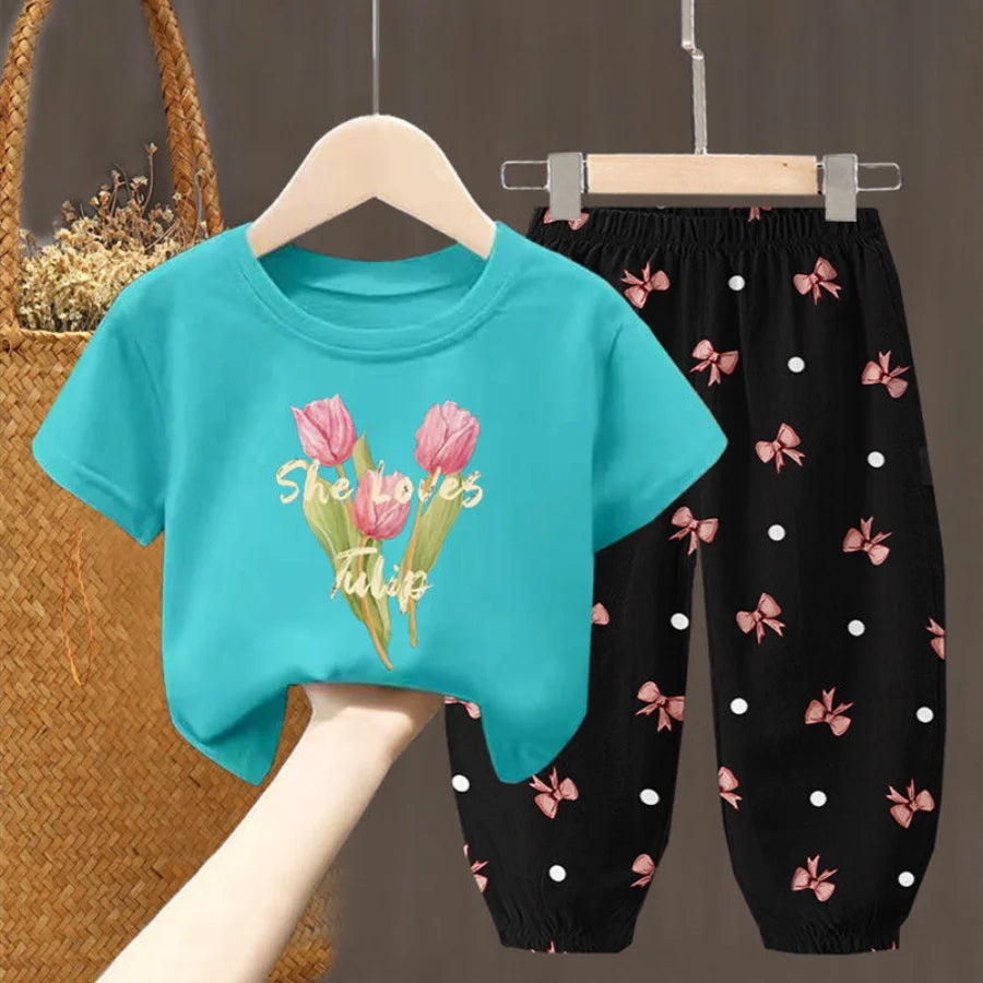 2PCS Baby Girl Clothes