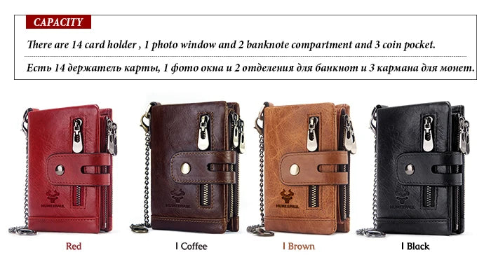 Genuine Leather Wallet for Men