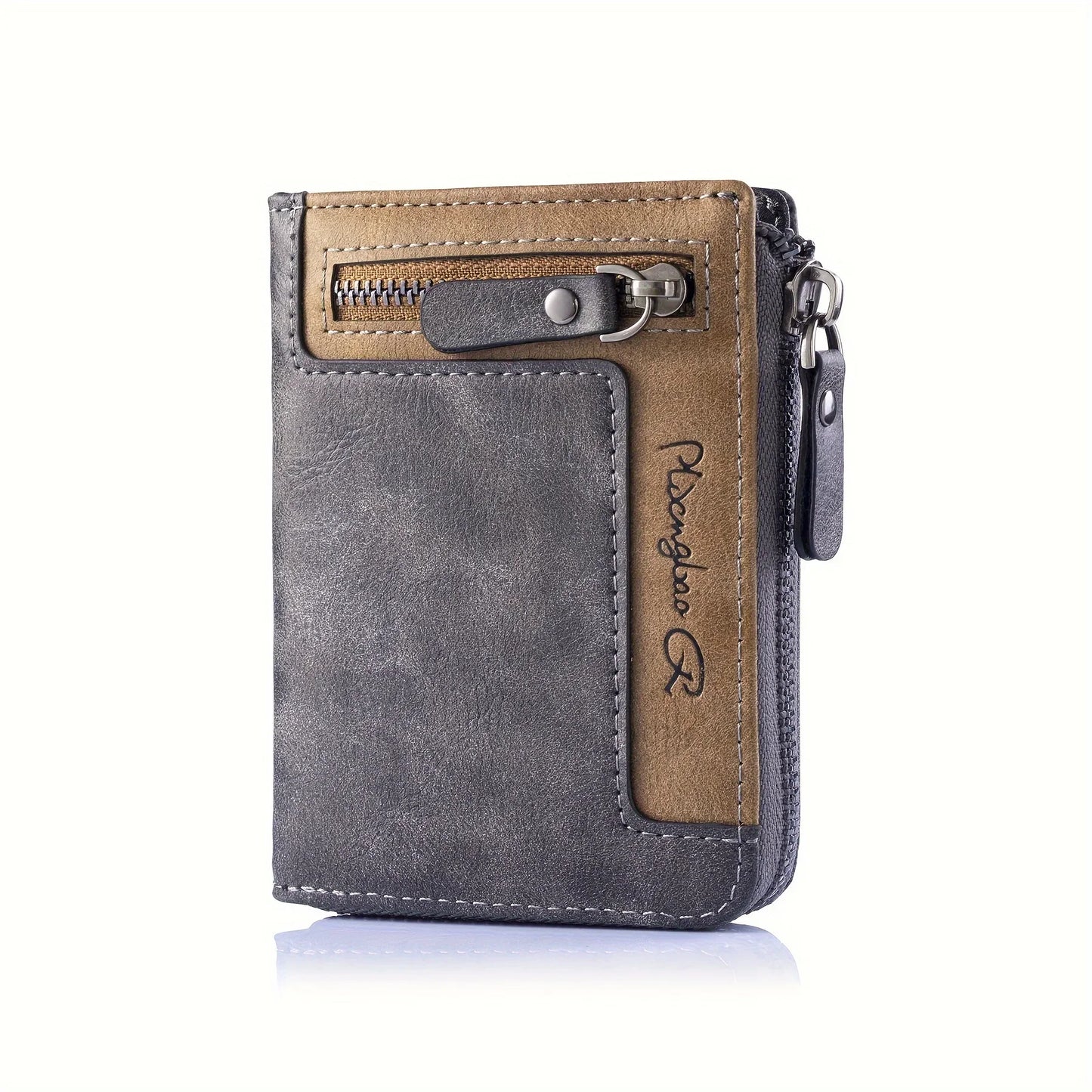 Multifunction Leather Zipper Durable Wallet