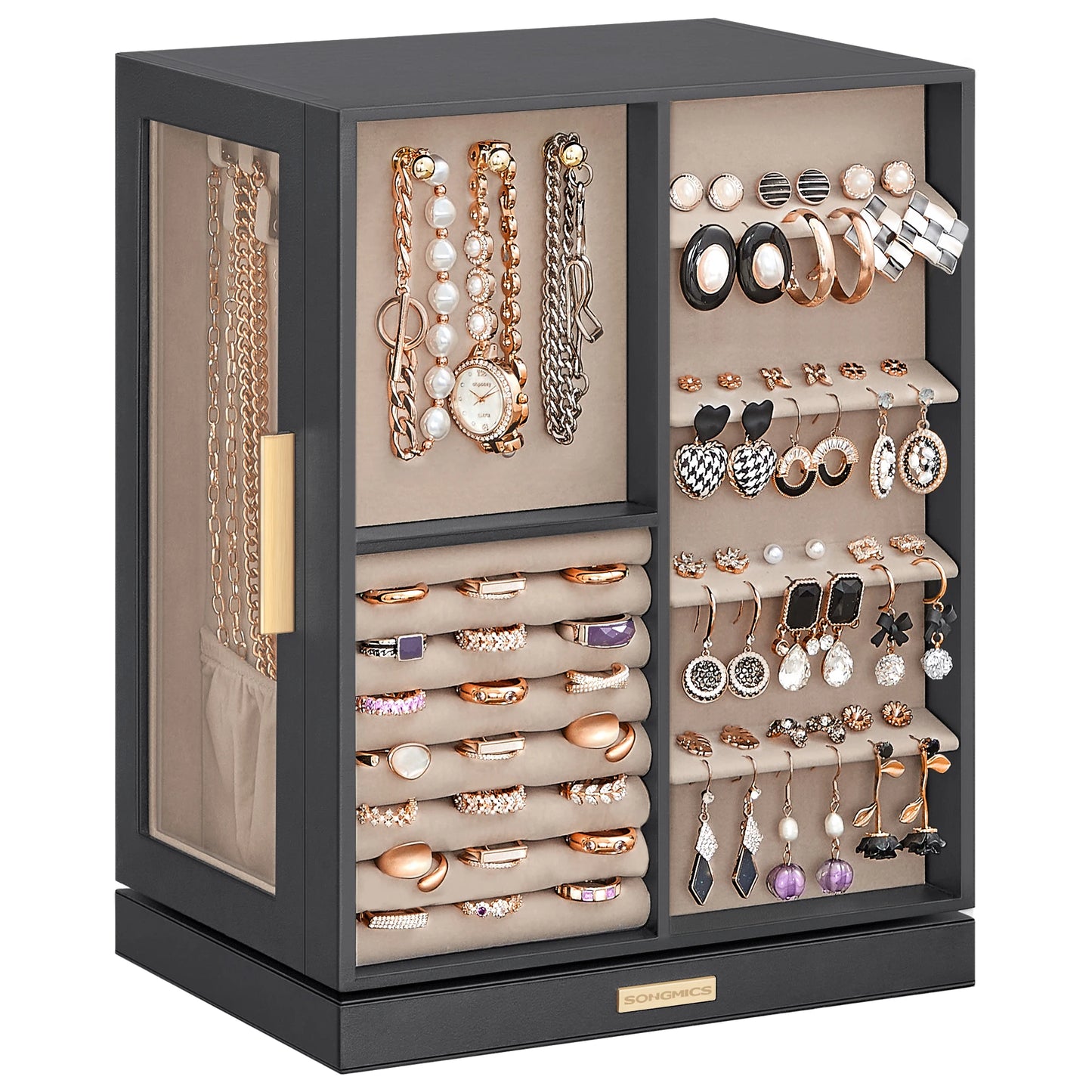 Box 360° Rotating, Jewelry Storage Case