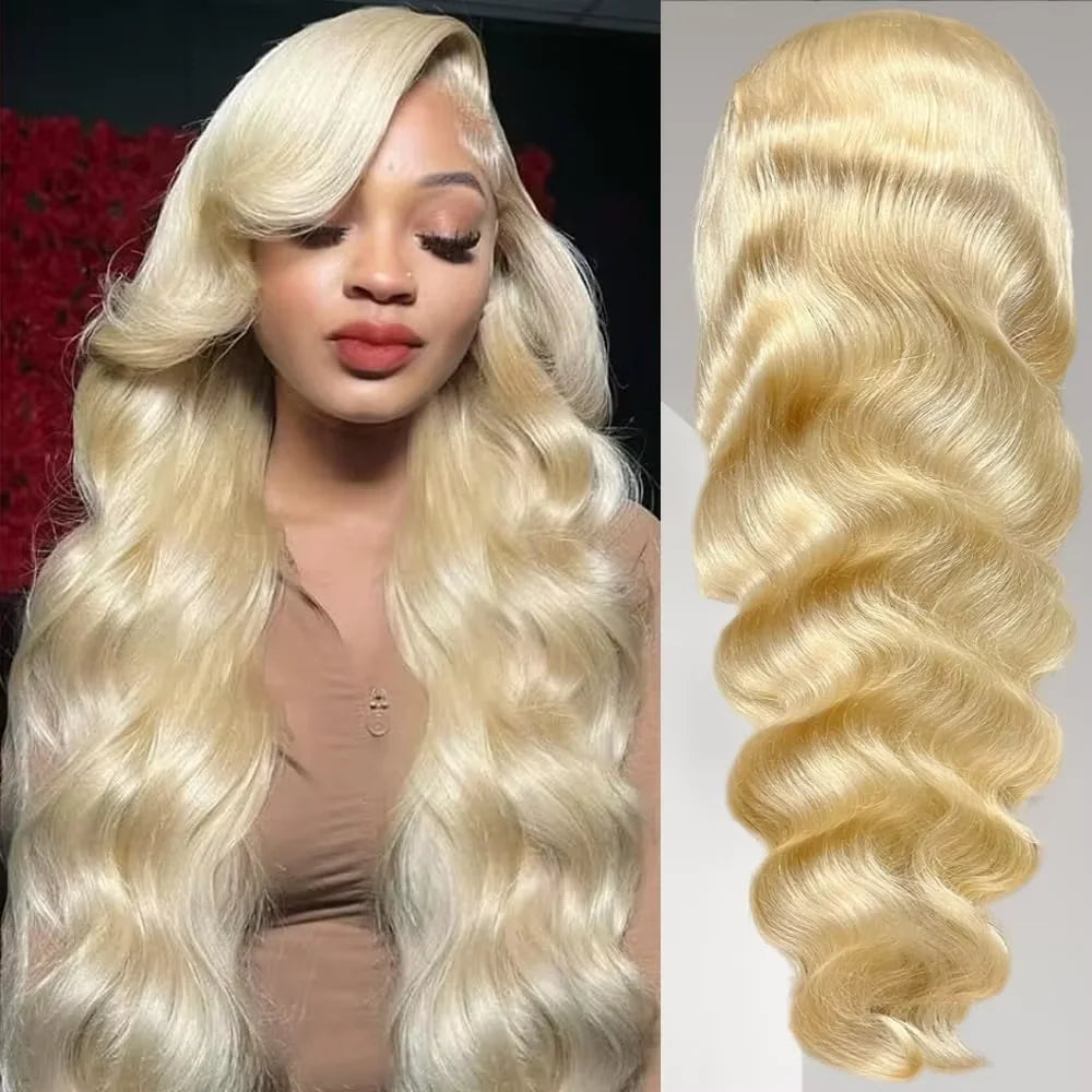 Body Wave Lace Front Wigs Blonde Wig