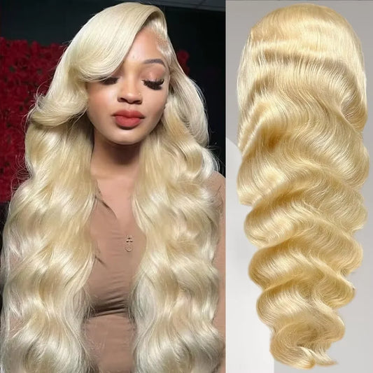 Body Wave Lace Front Wigs Blonde Wig