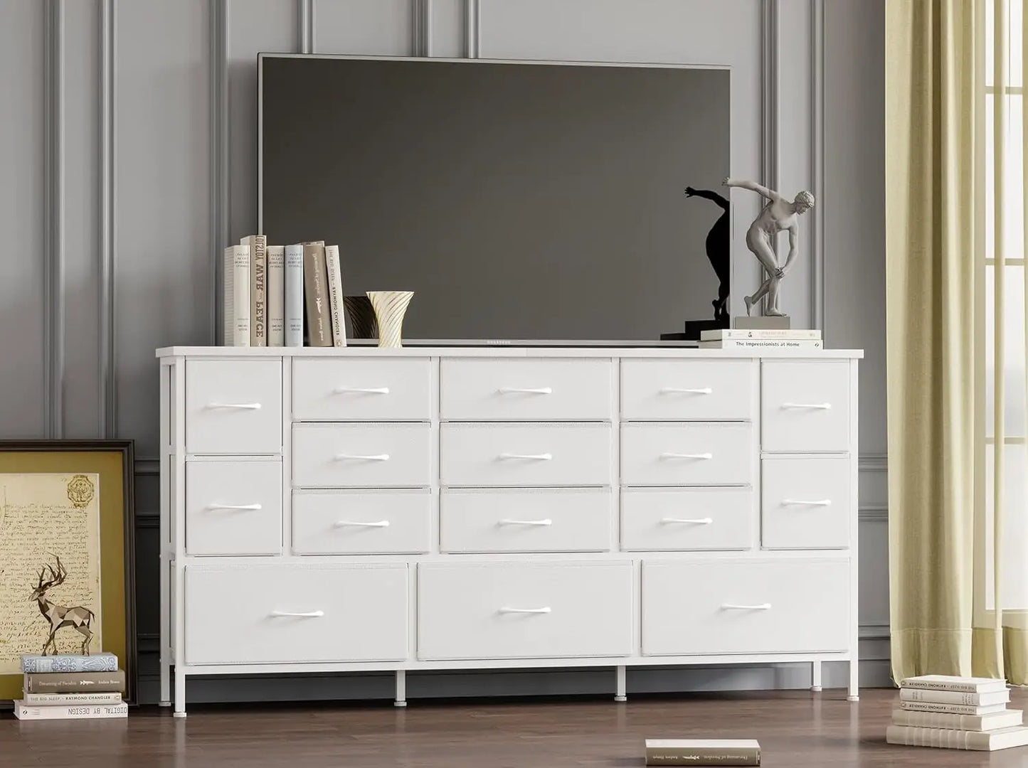 63.3”W TV Stand Dresser