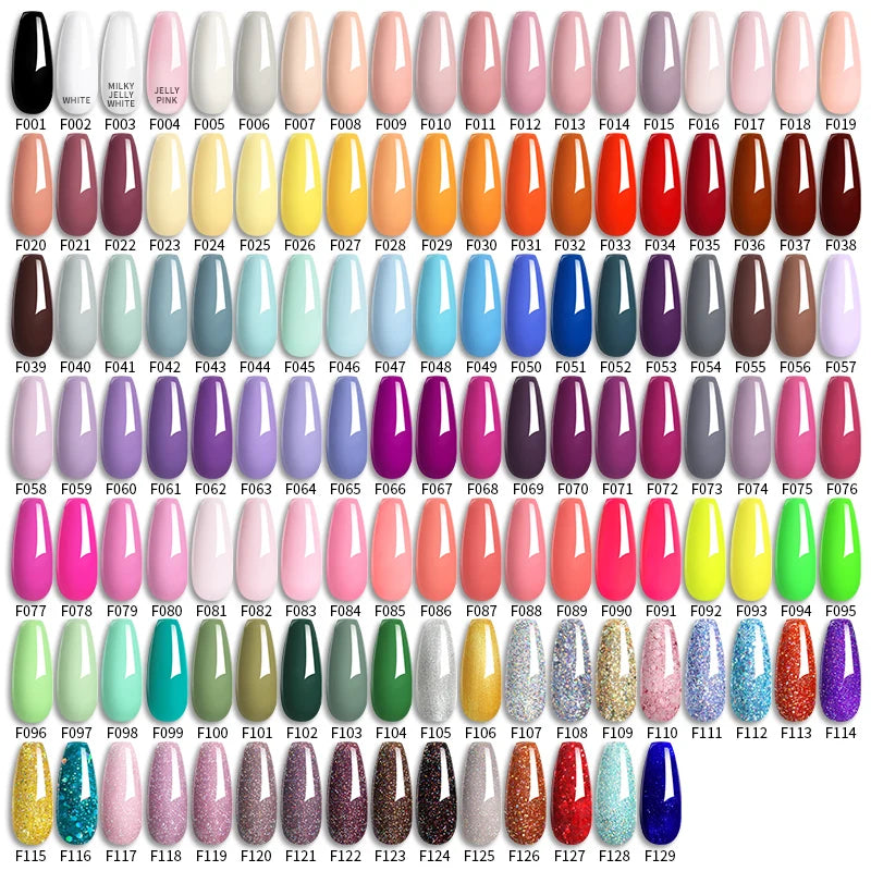 6Pcs/Set 7ML Gel DIY Nail Polish