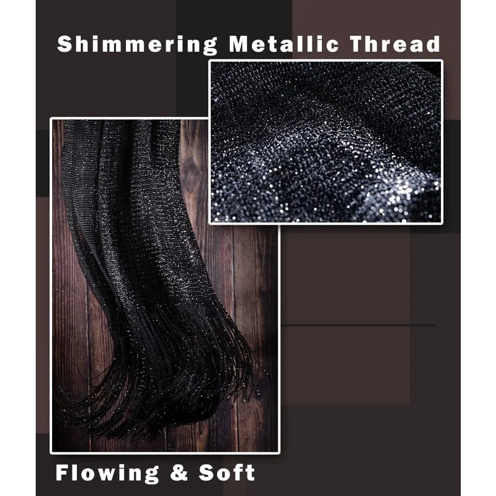 Sparkling Metallic Shawls and Wraps with Buckle,for Evening Dresses Party Wedding Bride Bridesmaid