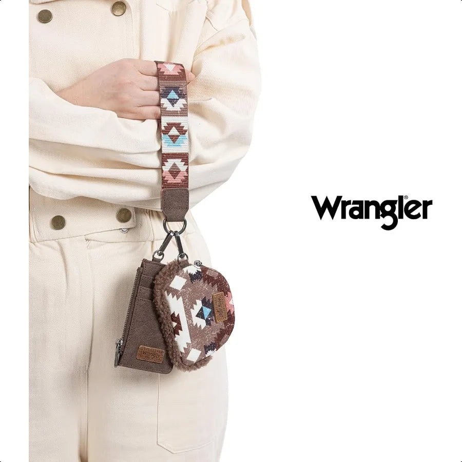 Western Keychain Wristlet Wallets for Women